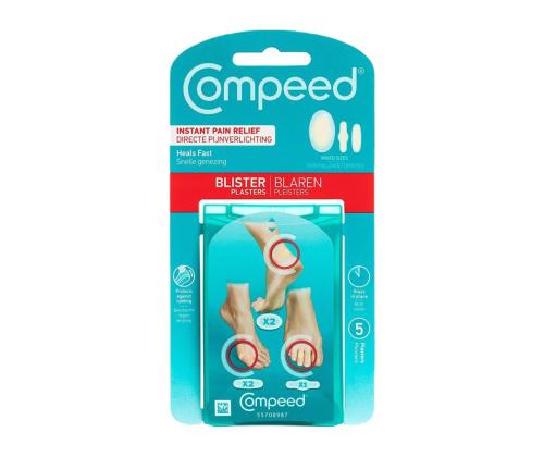 Plaastrite komplekt COMPEED (villiplaaster) segapakk 5tk pakis