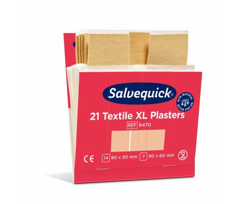 Plaastrite komplekt tekstiilist SALVEQUICK XL 21tk pakis
