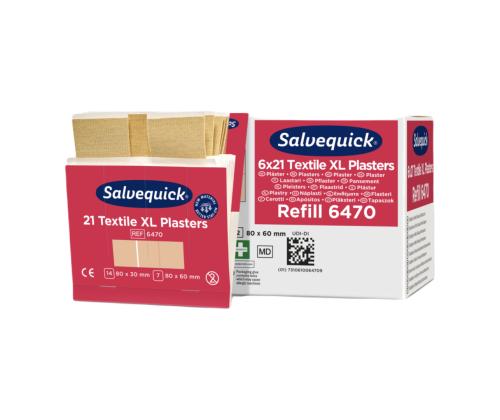 Plaastrite komplekt tekstiilist sõrmeotstele SALVEQUICK XL 90tk pakis