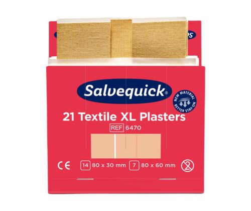 Plaastrite komplekt tekstiilist sõrmeotstele SALVEQUICK XL 90tk pakis