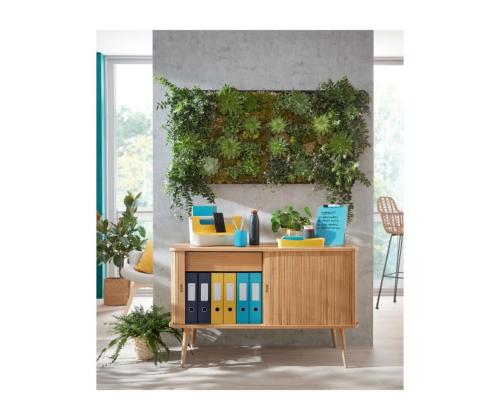 Plastmapp A4 kummiga lisataskuga LEITZ Cosy kollane