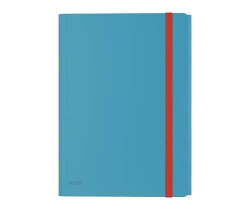 Plastmapp A4 kummiga lisataskuga LEITZ Cosy sinine