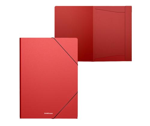 Plastmapp kummiga ERICH KRAUSE A4 punane