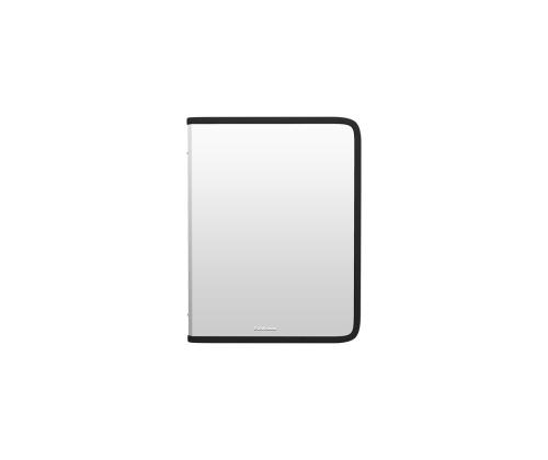 Plastmapp lukuga ERICH KRAUSE A5+ läbipaistev värvilise äärega