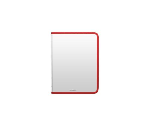 Plastmapp lukuga ERICH KRAUSE A5+ läbipaistev värvilise äärega