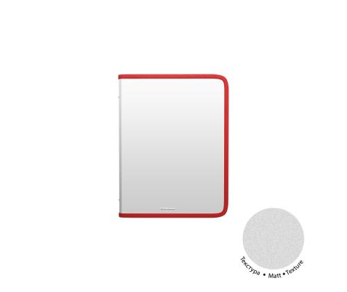 Plastmapp lukuga ERICH KRAUSE A5+ läbipaistev värvilise äärega