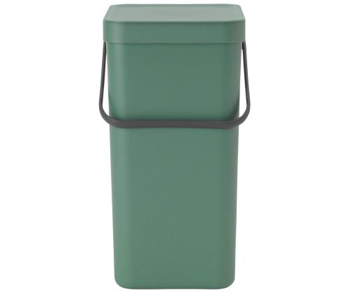 Prügikast 16L kaanega BRABANTIA Sort & Go, tumeroheline
