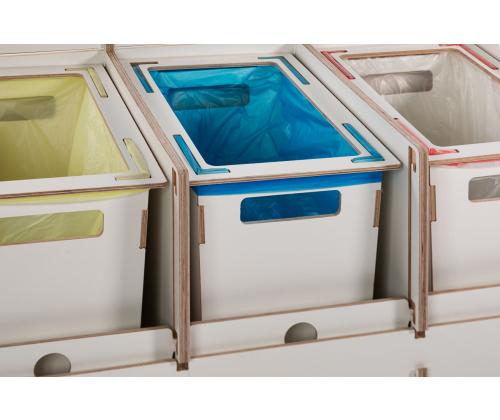 prügikast 40L x 3 sorteerimisjaam SORTAIDER Container B3