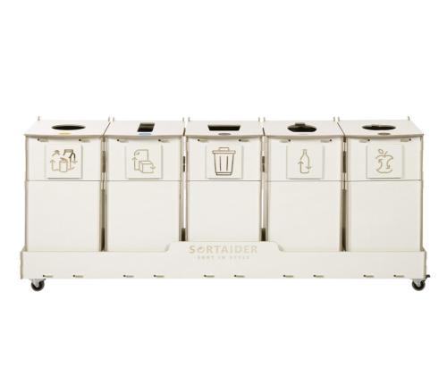 Prügikast 40L x 5 sorteerimisjaam SORTER 40W5