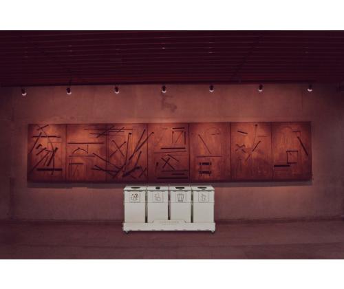 Prügikast 60L x 4 sorteerimisjaam SORTER 60W4