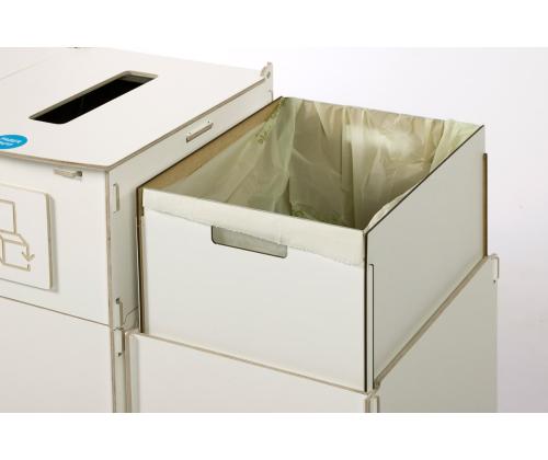 Prügikast 90L x 3 sorteerimisjaam SORTER 90W3
