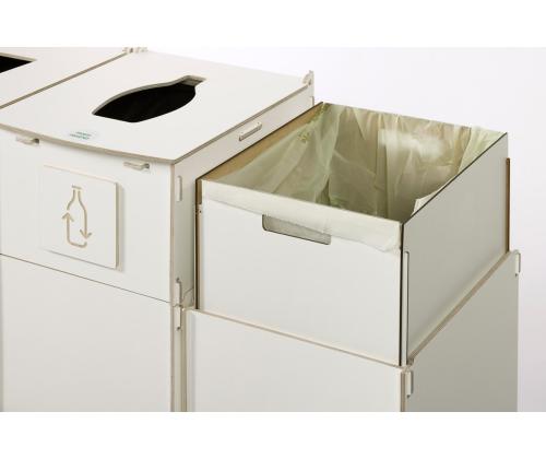 prügikast 90L x 5 sorteerimisjaam SORTAIDER SORTER 90W5