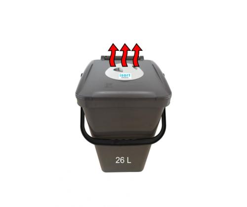 Prügikast biofiltriga ISORT 26L