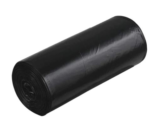 Prügikott 50L LDPE 40mic must 15tk rullis