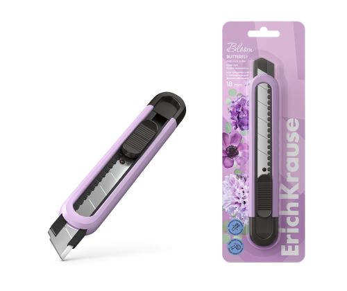 Kartonginuga ERICH KRAUSE Butterfly Pastel Bloom, 18 mm, assortii