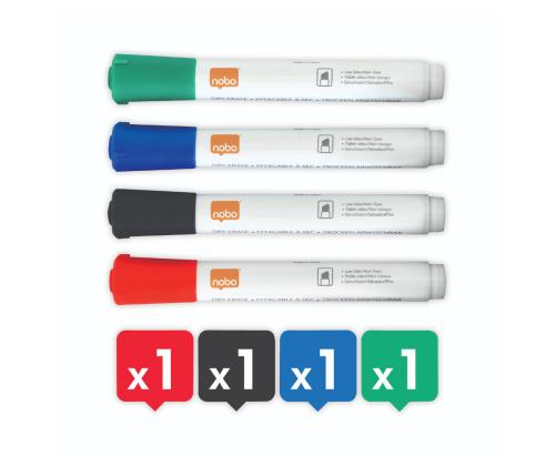 Puhastuskomplekt valgetele tahvlitele NOBO Cleaning Kit