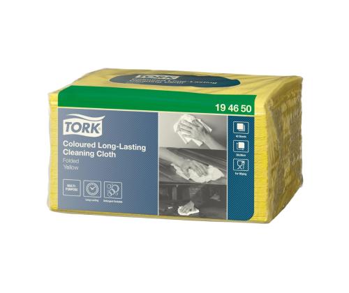 Puhastuslapid korduvkasutatavad TORK 30x38,5cm W8 kollane