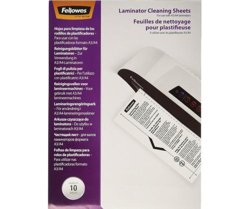 Puhastusleht laminaatorile FELLOWES 10 lehte