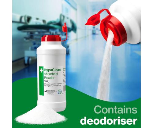 Puhastusvahend absorbeeriv pulber HYPACLEAN 500g
