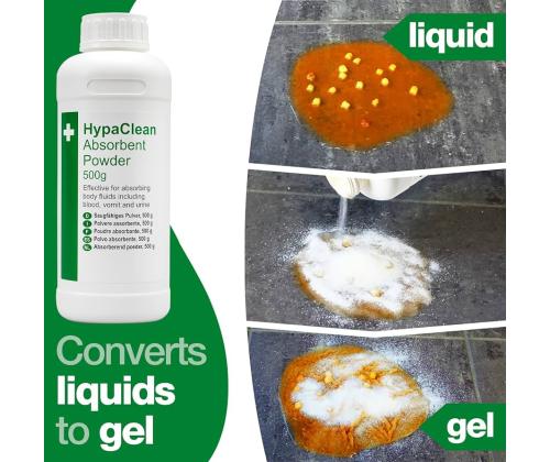 Puhastusvahend absorbeeriv pulber HYPACLEAN 500g