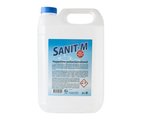 Puhastusvahend Sanit-M ORTO (happeline), 5L