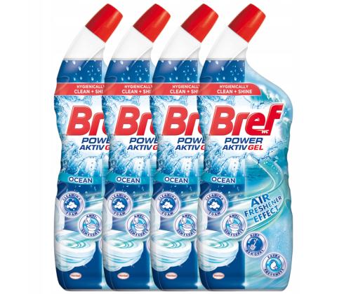 Puhastusvahend tualettruumidesse BREF Fresh Mist, geel 700ml