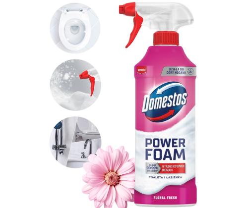 Puhastusvaht DOMESTOS Power Foam Floral Fresh 435ml