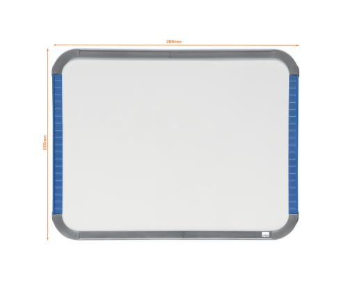 valge tahvel (220x280mm) tahvlipuhastaja+marker NOBO