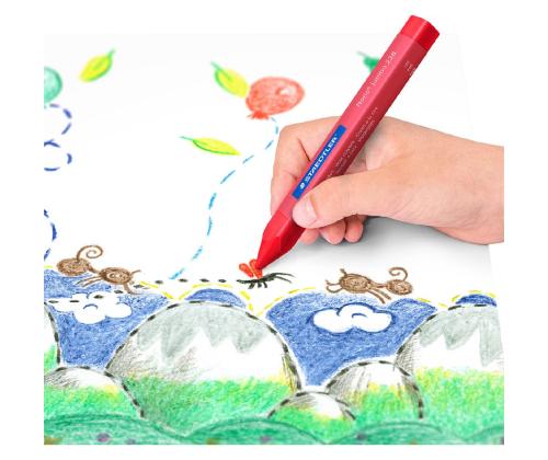 Rasvakriit STAEDTLER Noris Jumbo 12 värvi