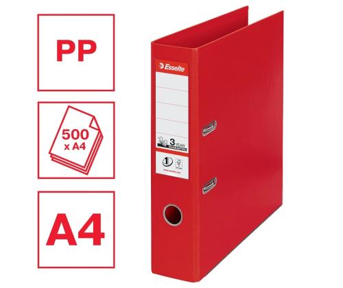 Registraator ESSELTE No.1 Power A4 70mm punane