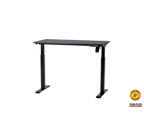 Reguleeritav laud SUN-FLEX EasyDesk 1200x600x15mm 1-mootoriga must