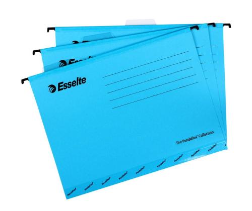 Rippkaaned ESSELTE A4 kartong sinine 25tk