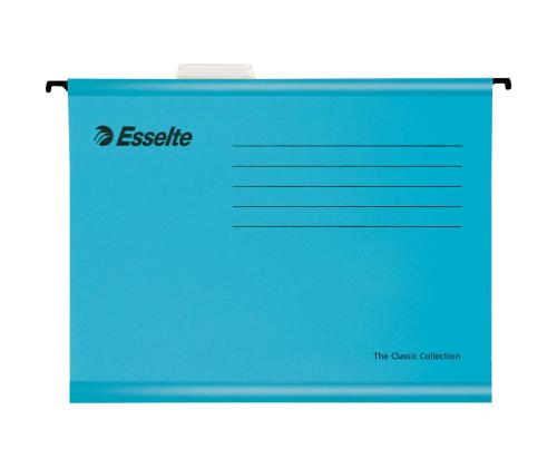 Rippkaaned ESSELTE A4 kartong sinine 25tk