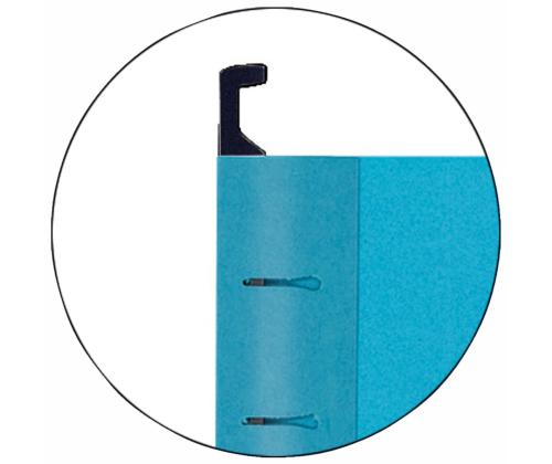 Rippkaaned ESSELTE A4 kartong sinine 25tk