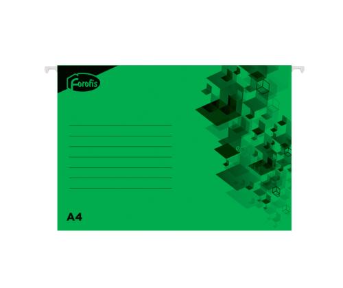 Rippkaaned FOROFIS A4 roheline 25tk pakis