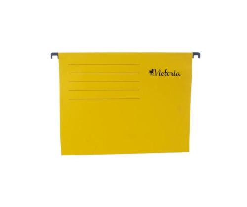 Rippkaaned VICTORIA A4 kollane 25tk pakis