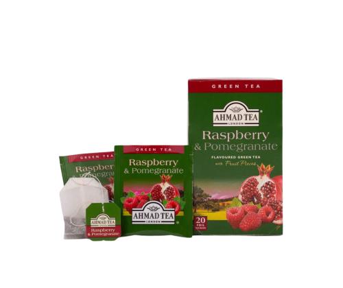 Roheline tee AHMAD Vaarikas-Granaatõun 20tk ümbrikus