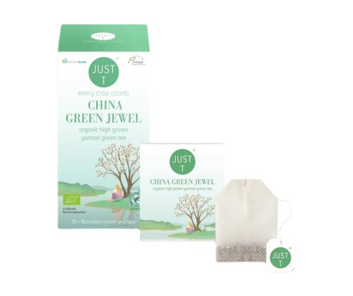 Roheline tee JUST T China Green Jewel Bio 20tk