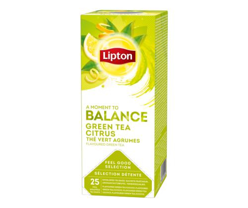 Roheline tee LIPTON Green Citrus 25tk fooliumümbrikus