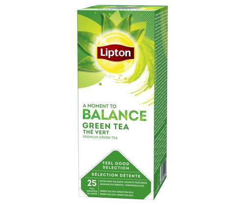 Roheline tee Lipton Green tea 25tk fooliumümbrikus
