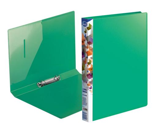 Rõngaskaaned FOROFIS A4 2r 20mm esikaane taskuga plast roheline