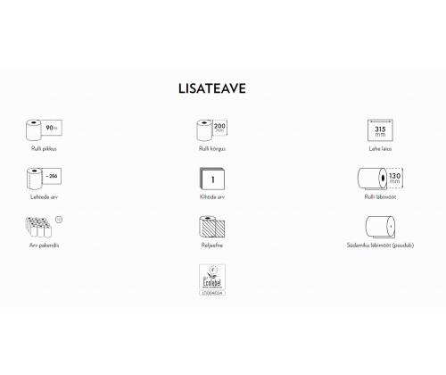 Rullkätepaber, 2-kihiline, GRITE Super 90, 286 lehte