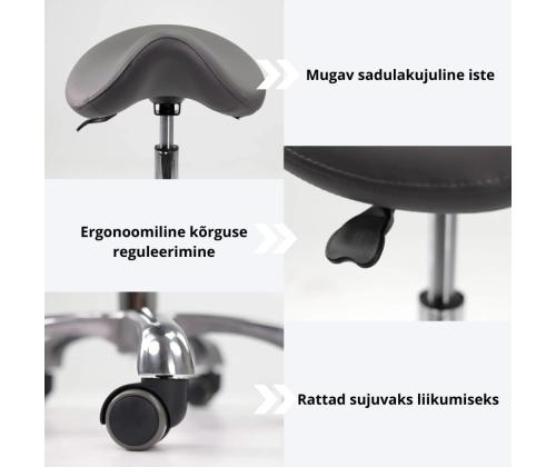 Arvutitool/kontoritool ergonoomiline sadultool Alma-Habys