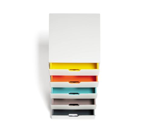 Sahtliboks DURABLE 280x292x356mm 5-sahtliga valge