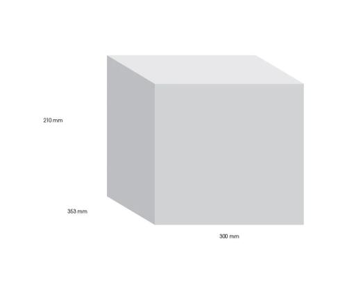 Sahtliboks lauale YELLOW One 3 sahtliga lukustatav hall