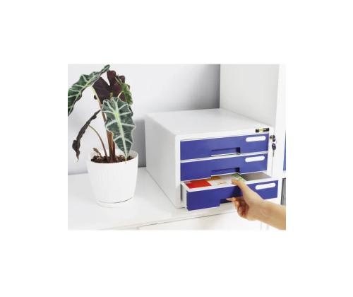 Sahtliboks lauale YELLOW One 3 sahtliga lukustatav hall