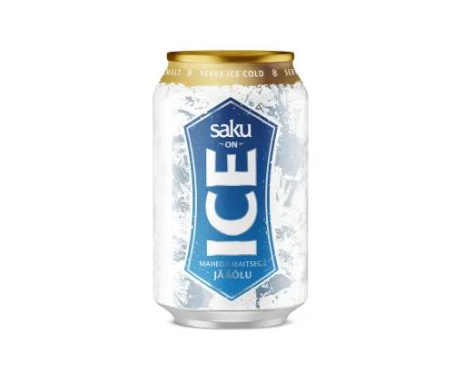 SAKU õlu On Ice hele 5% 33cl (purk)