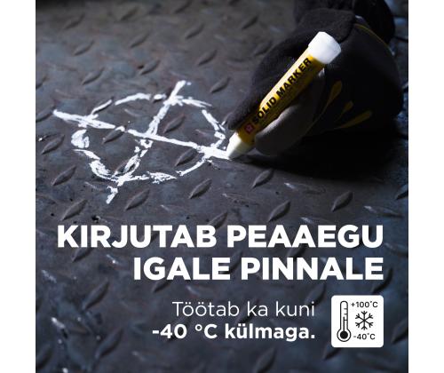 Tööstuslik marker SAKURA Solid 12mm punane