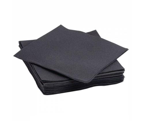 Salvrätikud, 24x24cm 2-kihiline, HARMONY Professional 250tk, must