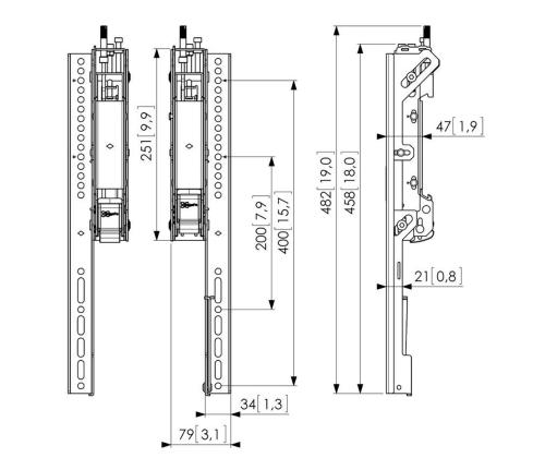 Kallutuse moodul Vogel's 445mm
